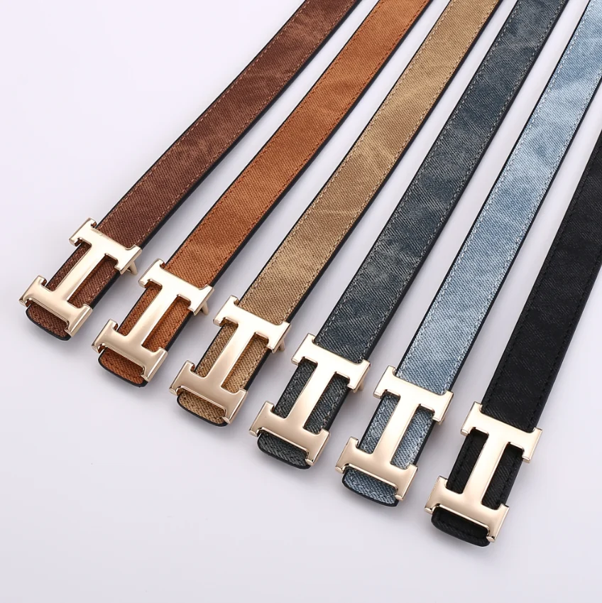 Cinto Hermès hebilla H — Detalle de la textura