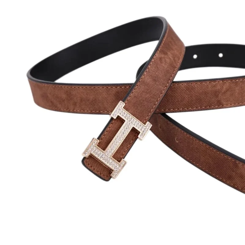 Cinto Hermès hebilla H — Vista completa