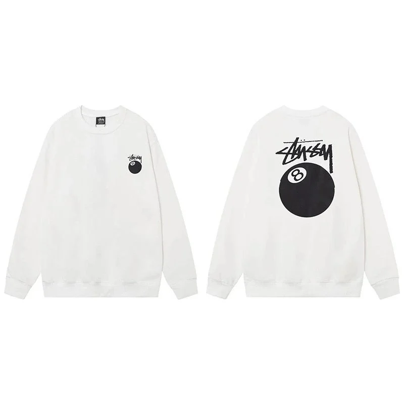 Buzo Stussy cuello redondo bola ocho — Vista completa